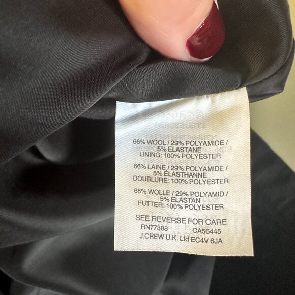 J Crew Plaid Wool Blend Pants - Picture 4 of 4